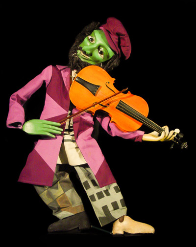 Le violoniste vert